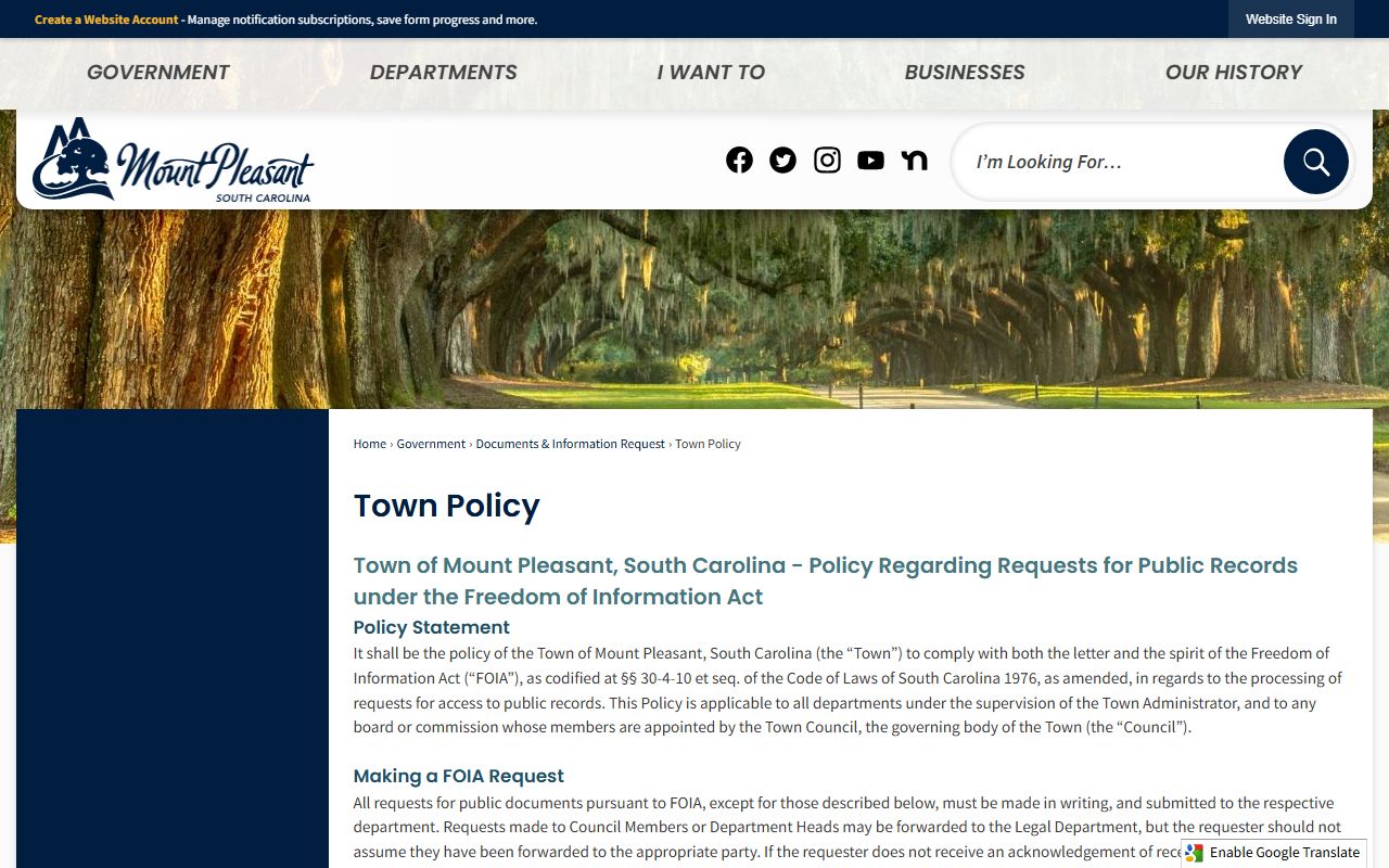 Mount Pleasant Police community engagement