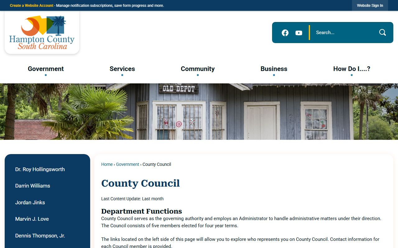 Hampton County law enforcement resources and public records