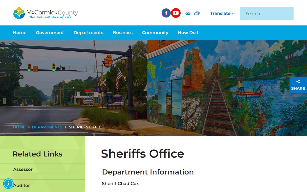 McCormick County Sheriff's Office and law enforcement resources