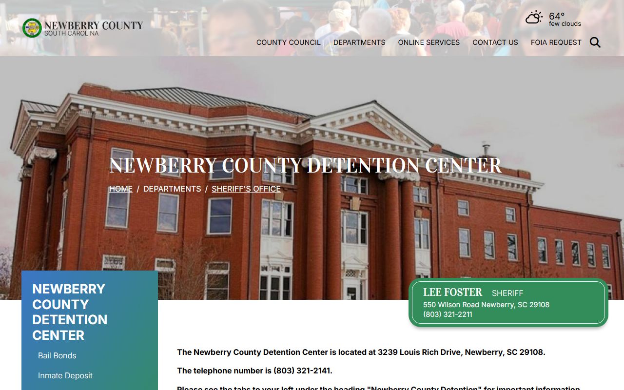Newberry County Detention Center facilities