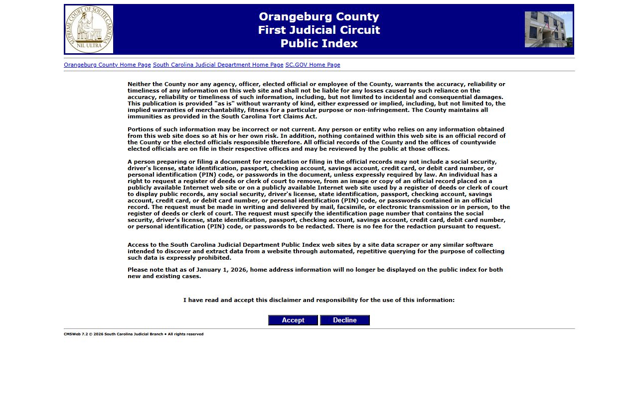 Orangeburg County Detention Center facilities
