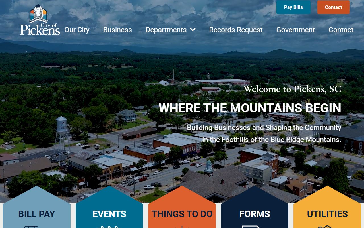 Pickens County courthouse and legal resources