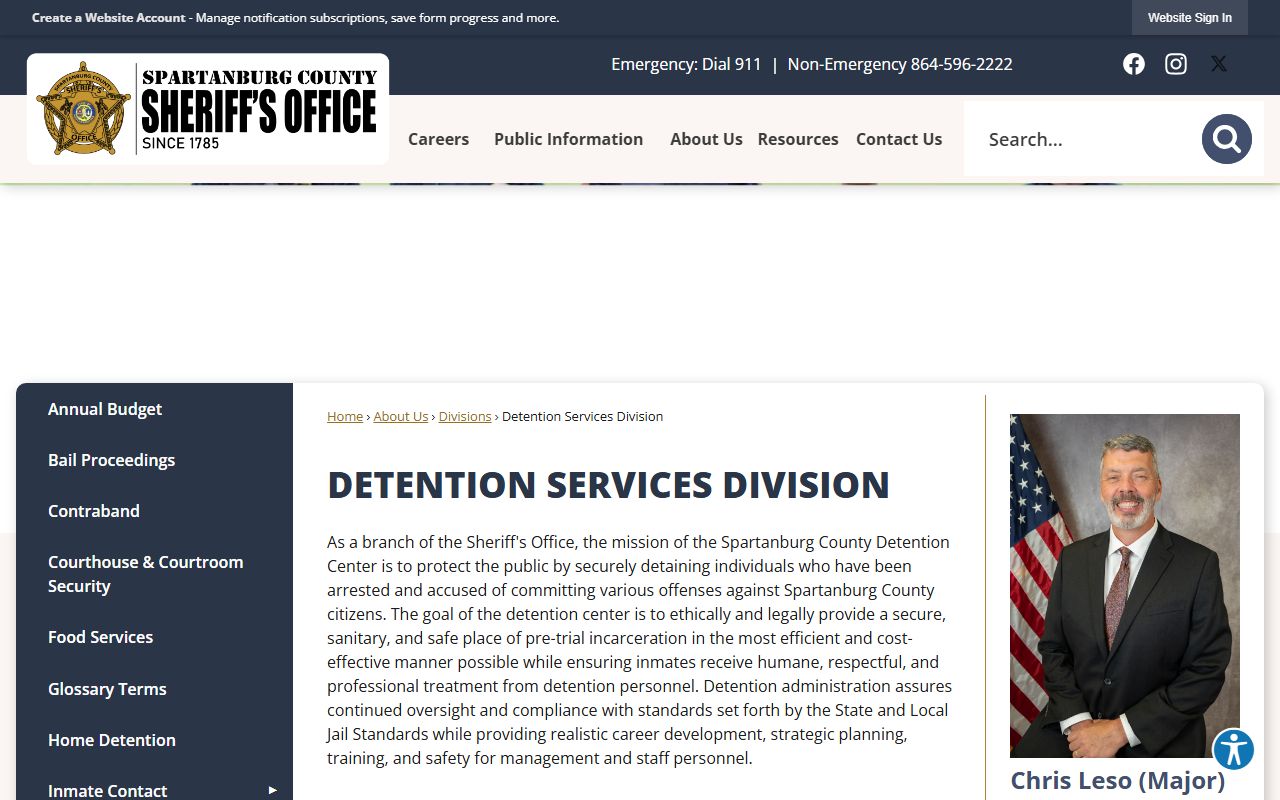 Spartanburg County law enforcement and government resources