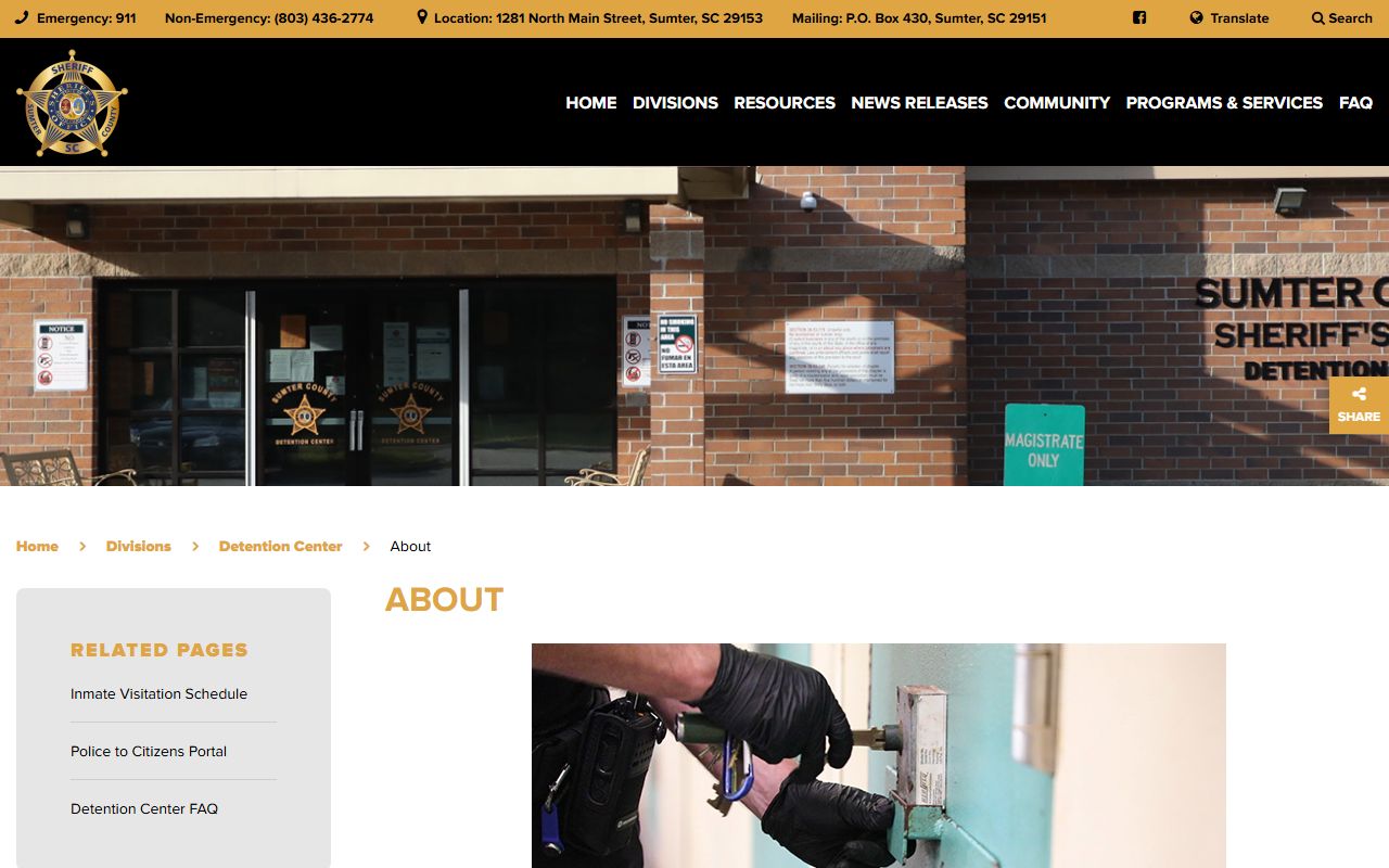 Sumter County law enforcement and public safety resources