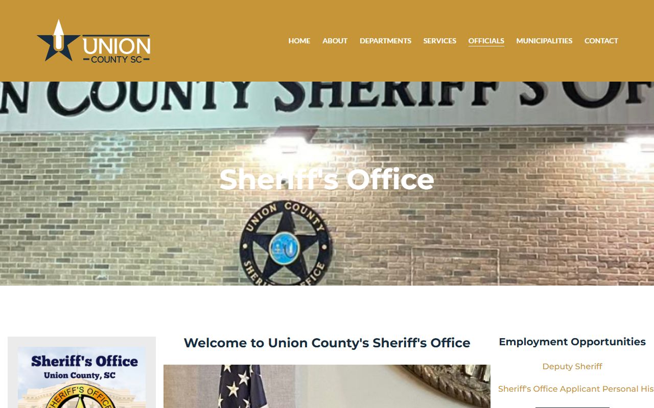 Union County Sheriff's Office and government facilities