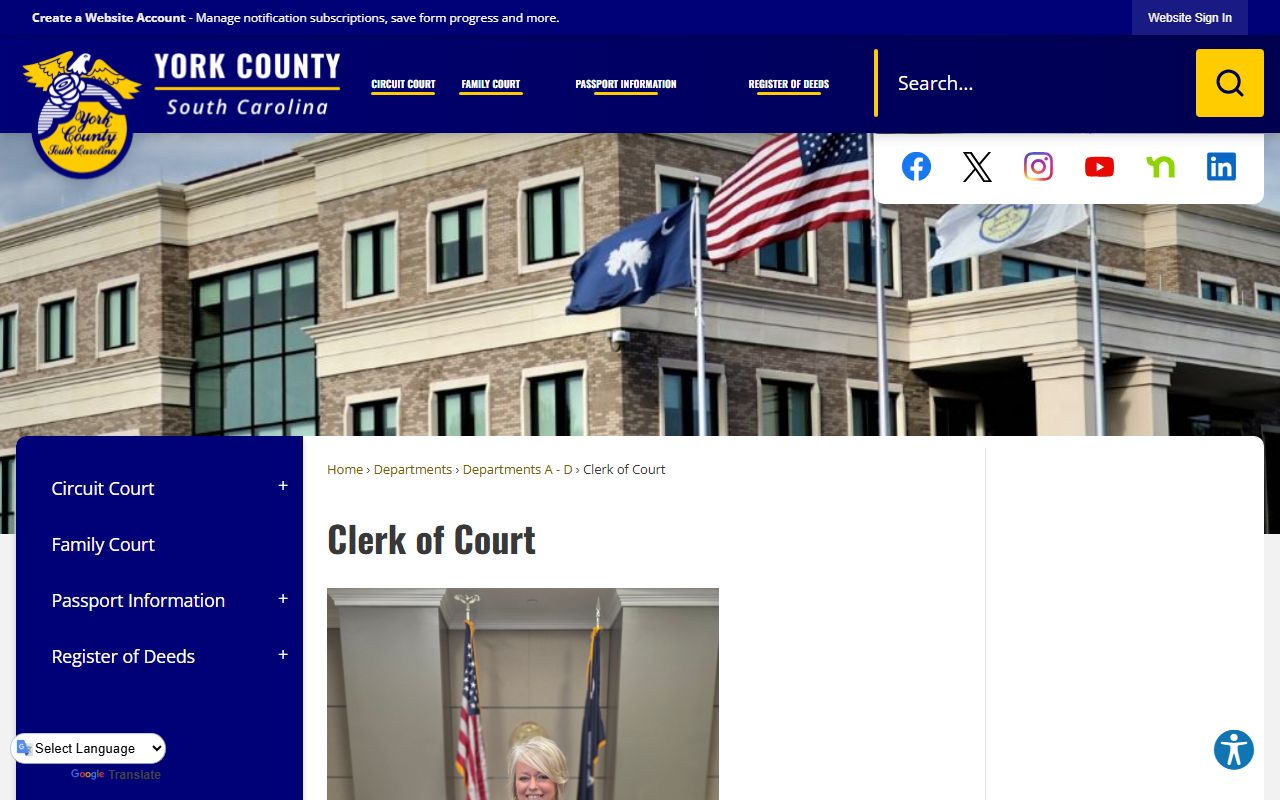 York County courts and judicial facilities